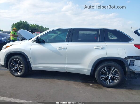5TDZZRFH7JS267018 2018 TOYOTA HIGHLANDER White 