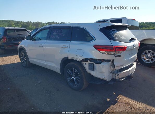 5TDZZRFH8JS239082 2018 TOYOTA HIGHLANDER Белый Задняя левая четверть