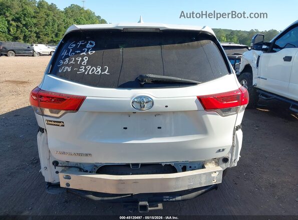 5TDZZRFH8JS239082 2018 TOYOTA HIGHLANDER Белый 