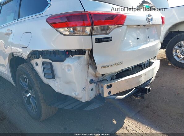 5TDZZRFH8JS239082 2018 TOYOTA HIGHLANDER Белый 