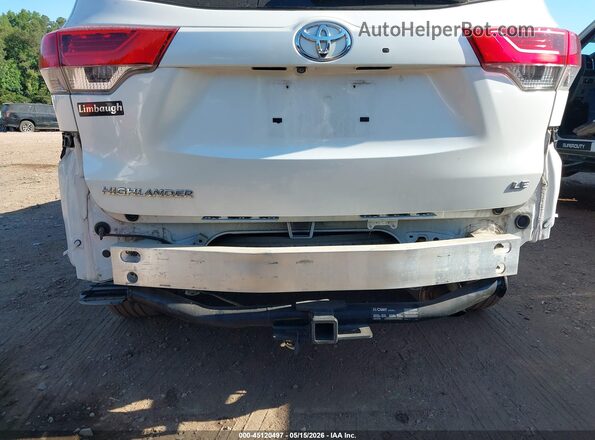 5TDZZRFH8JS239082 2018 TOYOTA HIGHLANDER Белый 