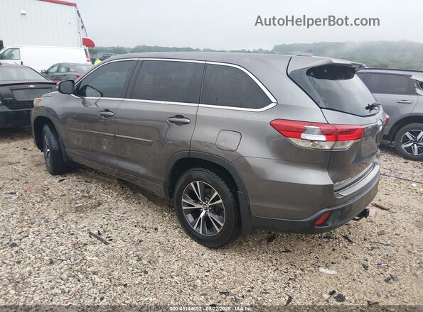 5TDZZRFHXJS246051 2018 TOYOTA HIGHLANDER Gray 