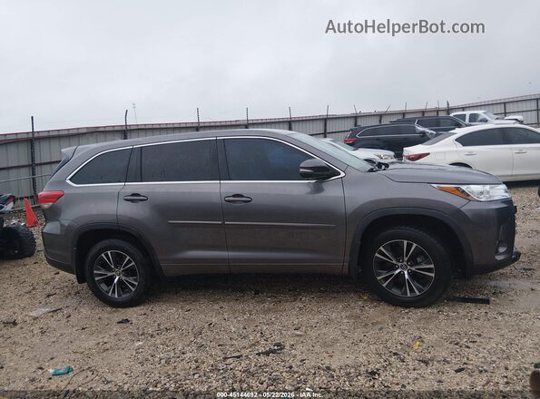 5TDZZRFHXJS246051 2018 TOYOTA HIGHLANDER Gray 