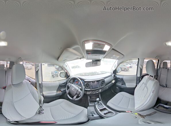 5TFAX5GN7MX192559 2021 TOYOTA TACOMA Серебряный Панорамный вид салона 360°