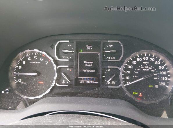 5TFAY5F12KX795119 2019 TOYOTA TUNDRA White Vista de los asientos traseros