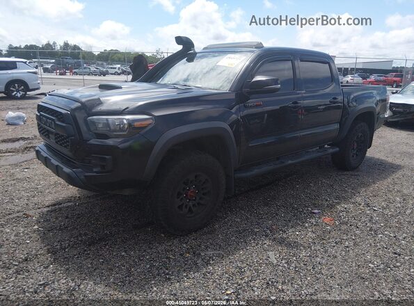 5TFCZ5AN1KX175748 2019 TOYOTA TACOMA Черный Передняя левая четверть