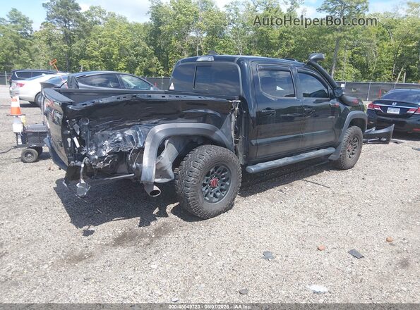 5TFCZ5AN1KX175748 2019 TOYOTA TACOMA Черный Задняя правая четверть