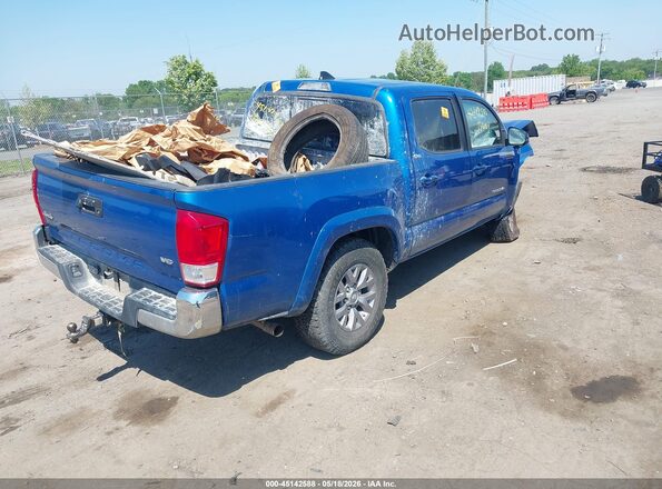 5TFCZ5AN4GX043378 2016 TOYOTA TACOMA Blue Հետևի աջ