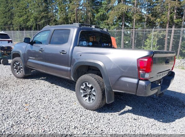 5TFCZ5AN8JX161246 2018 TOYOTA TACOMA Gray Rear left