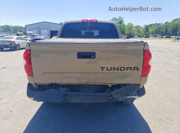 5TFDW5F19HX585192 2017 TOYOTA TUNDRA Tan Vista trasera