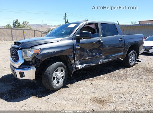 5TFDY5F11KX857672 2019 TOYOTA TUNDRA Серебряный Передняя левая четверть