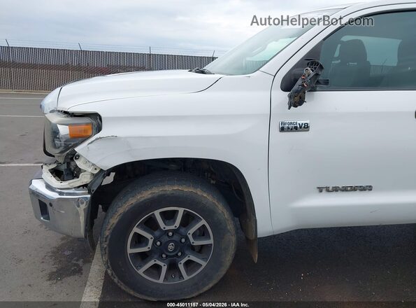 5TFDY5F14JX699231 2018 TOYOTA TUNDRA White 