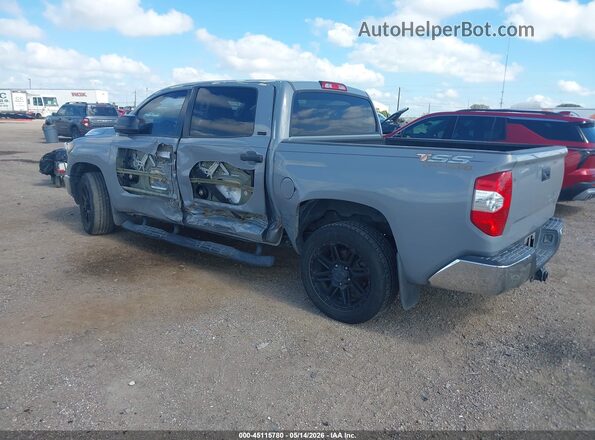 5TFEM5F10KX137568 2019 TOYOTA TUNDRA Gray 