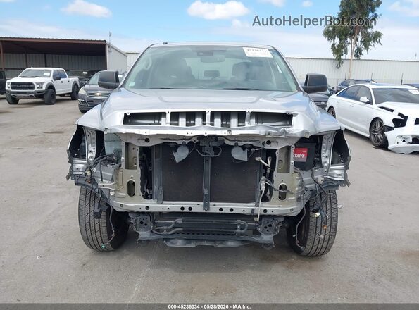5TFEM5F12KX144733 2019 TOYOTA TUNDRA Gray წინა ხედი