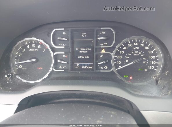 5TFEM5F12KX144733 2019 TOYOTA TUNDRA Gray უკანა სავარძლების ხედი