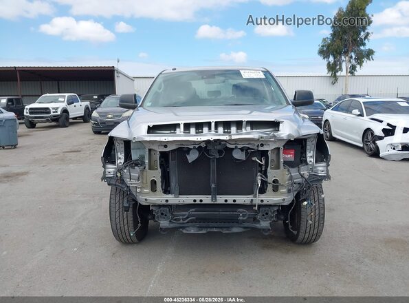 5TFEM5F12KX144733 2019 TOYOTA TUNDRA Gray უკანა სალონის ხედი