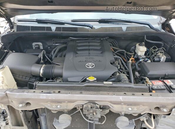 5TFEM5F16GX097326 2016 TOYOTA TUNDRA Gray Widok wnętrza z tyłu