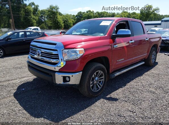 5TFEW5F17HX227030 2017 TOYOTA TUNDRA Красный Передняя левая четверть