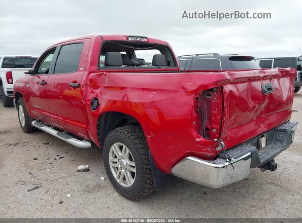 5TFEY5F17KX247084 2019 TOYOTA TUNDRA Red Задня ліва чверть