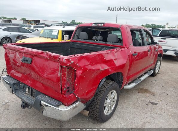 5TFEY5F17KX247084 2019 TOYOTA TUNDRA Red Вид щитка приладів