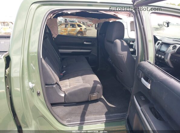 5TFEY5F18MX286740 2021 TOYOTA TUNDRA Green Vista de la etiqueta del VIN