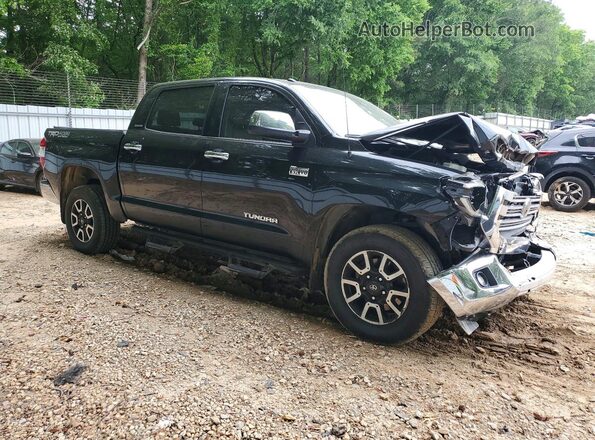 5TFHY5F17KX818330 2019 TOYOTA TUNDRA Черный Передняя правая четверть