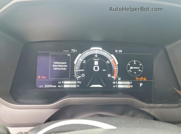 5TFJA5DB7SX252591 2025 TOYOTA TUNDRA Gray Vista del cuadro de instrumentos