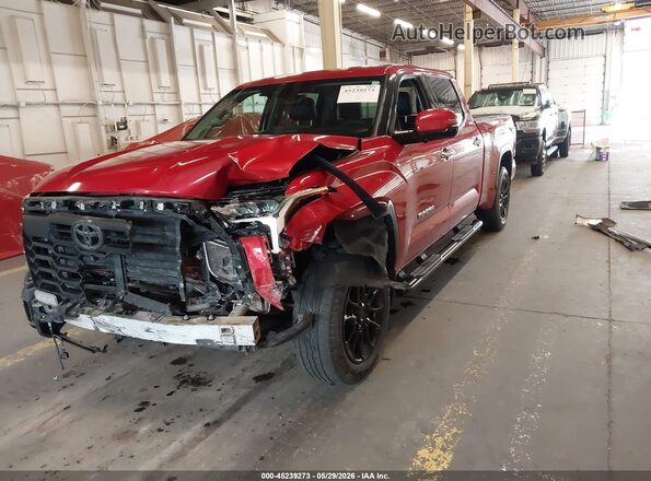 5TFJA5EC0NX006266 2022 TOYOTA TUNDRA Red Front left