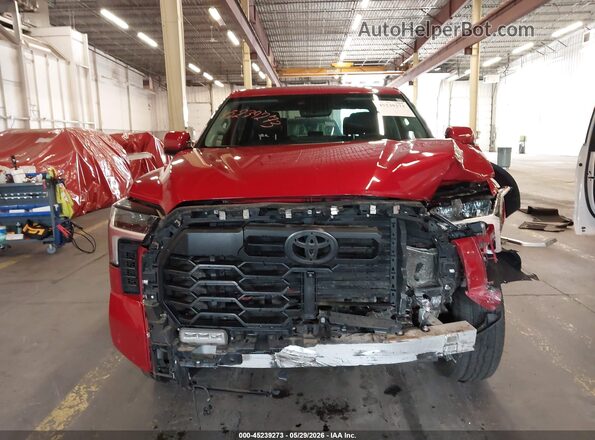 5TFJA5EC0NX006266 2022 TOYOTA TUNDRA Red Rear interior view