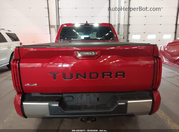 5TFJA5EC0NX006266 2022 TOYOTA TUNDRA Red 