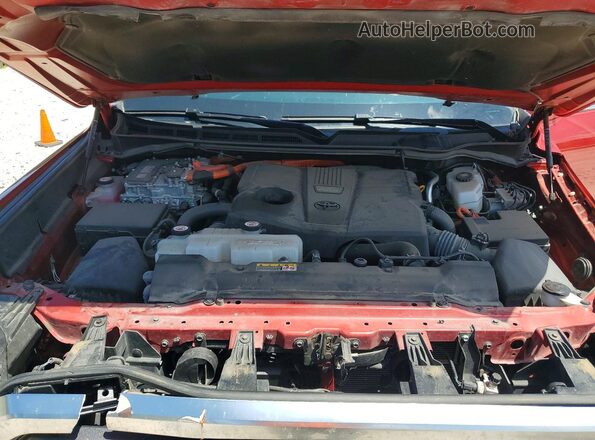 5TFJC5DB2PX020627 2023 TOYOTA TUNDRA Красный Вид задней части салона