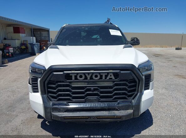 5TFJC5DB9PX017448 2023 TOYOTA TUNDRA HYBRID White ხელსაწყოთა პანელის ხედი