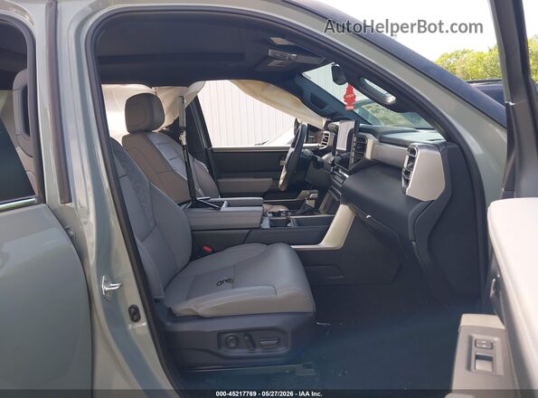 5TFJC5DBXSX093964 2025 TOYOTA TUNDRA HYBRID Gray Вид салону спереду