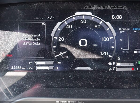 5TFJC5EC3RX006052 2024 TOYOTA TUNDRA HYBRID Black Հետևի նստատեղերի տեսք