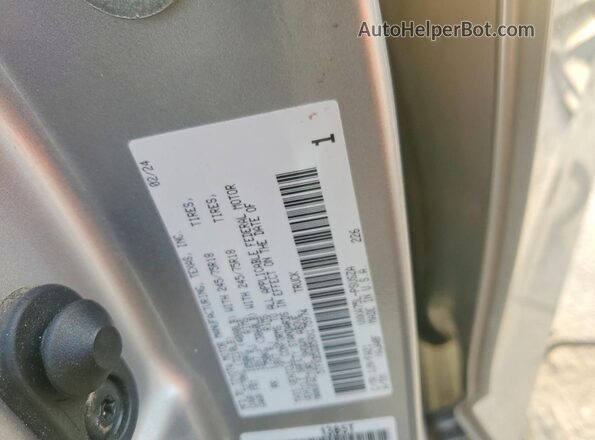 5TFKB5DB5RX175974 2024 TOYOTA TUNDRA Серый Вид наклейки с VIN-кодом