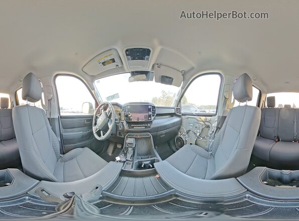 5TFKB5DB5RX175974 2024 TOYOTA TUNDRA Серый Панорамный вид салона 360°