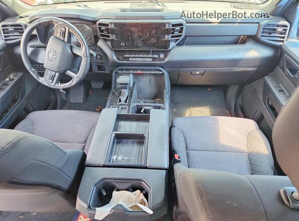 5TFKB5DBXSX313126 2025 TOYOTA TUNDRA Gray Առջևի վահանակի տեսք