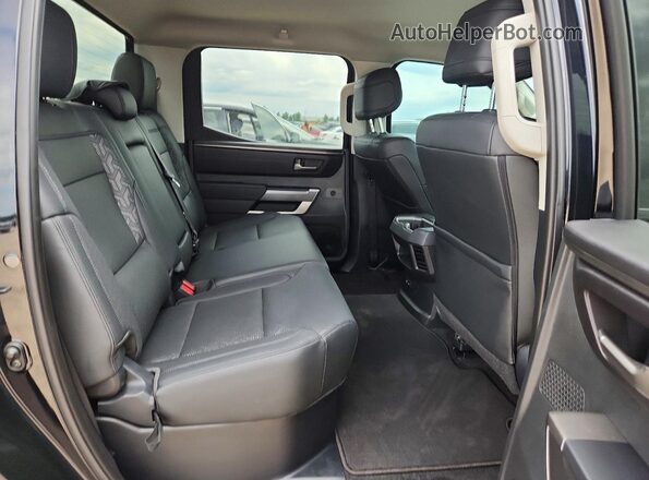 5TFLA5AB7RX040135 2024 TOYOTA TUNDRA Black Vista de los asientos traseros
