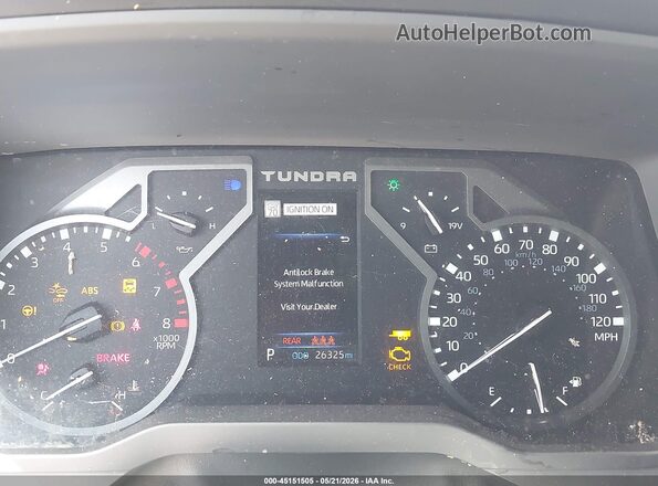 5TFLA5AB7TX052759 2026 TOYOTA TUNDRA Gray Widok tylnych siedzeń