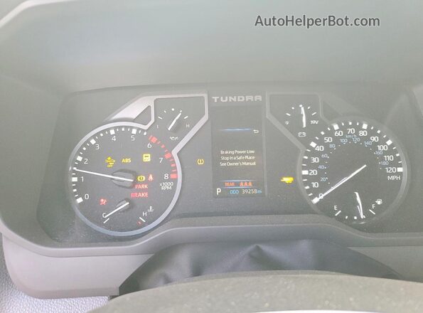 5TFLA5DB0PX112138 2023 TOYOTA TUNDRA Gray Սարքավորումների վահանակի տեսք