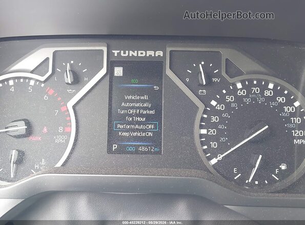 5TFLA5DB1RX163263 2024 TOYOTA TUNDRA Gray უკანა სავარძლების ხედი