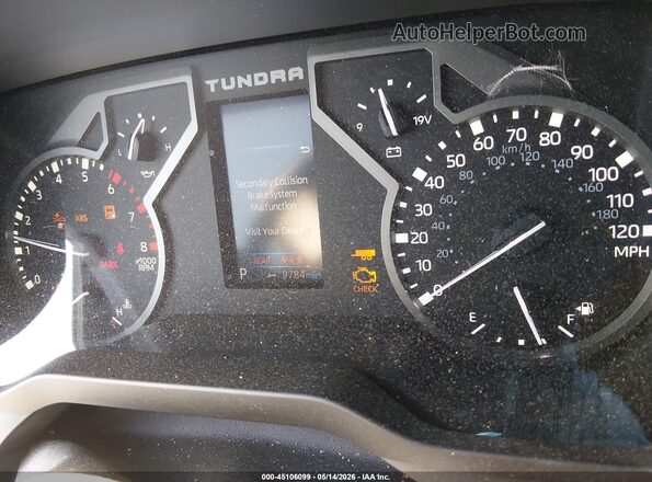 5TFLA5DB4SX256526 2025 TOYOTA TUNDRA Серый Вид задних сидений