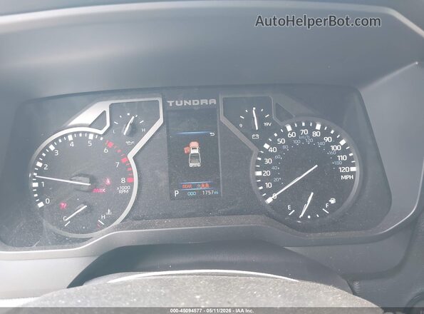 5TFLA5DB5SX286084 2025 TOYOTA TUNDRA Black Widok tylnych siedzeń