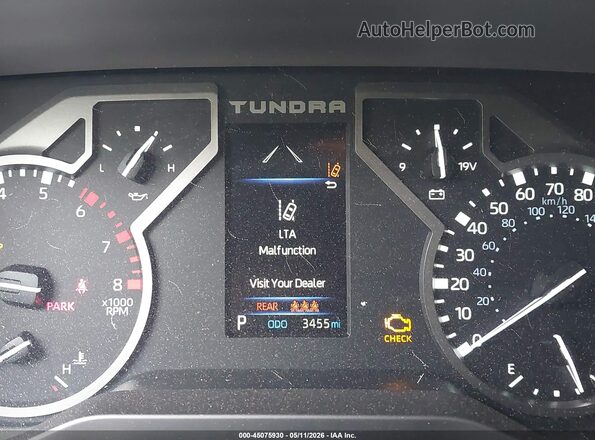 5TFLA5DB7TX369596 2026 TOYOTA TUNDRA Серый 