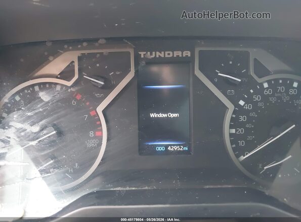 5TFLA5DBXPX096630 2023 TOYOTA TUNDRA Gray Widok tylnych siedzeń