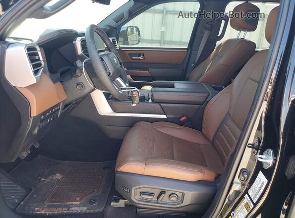 5TFMA5AB4PX019972 2023 TOYOTA TUNDRA Black Սալոնի դիմացի տեսք