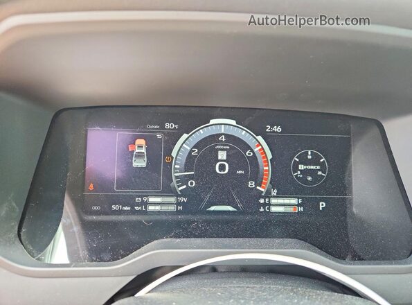 5TFMA5EC7TX054518 2026 TOYOTA TUNDRA White Instrument cluster view