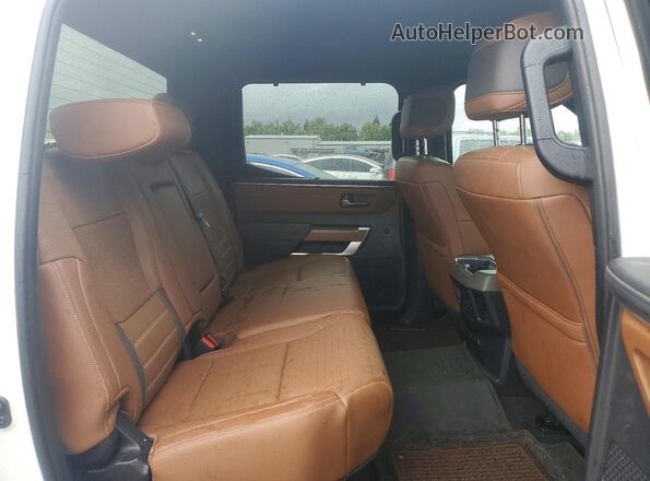 5TFMC5DB3NX009999 2022 TOYOTA TUNDRA White Вид задніх сидінь