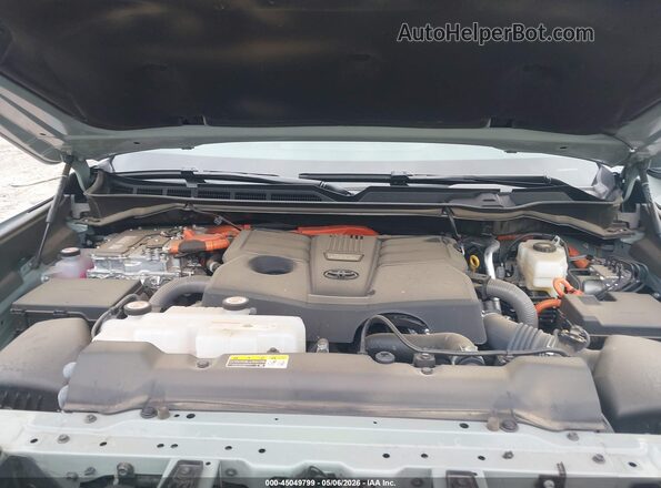 5TFMC5DB7SX106716 2025 TOYOTA TUNDRA HYBRID Green Вид ззаду