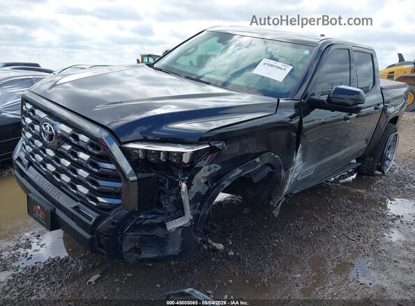 5TFNA5DB3SX281054 2025 TOYOTA TUNDRA Black Առջևի ձախ երեք քառորդ տեսարան